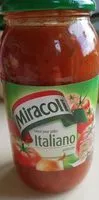 Sokerin määrä sisällä Miracoli italiano