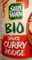 含糖量 Sauce curry rouge BIO Suzi Wan 350g