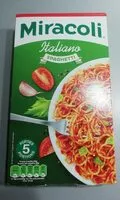 Sokerin määrä sisällä Italiano spaghetti