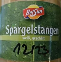Amount of sugar in Spargelstangen