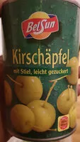 Amount of sugar in Kirschäpfel mit Stiel, leicht gezuckert