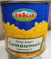 入っている砂糖の量 Gemüsemais