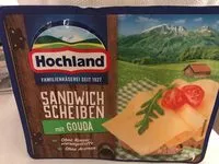 Jumlah gula yang masuk Hochland Sandwichscheiben mit Gouda
