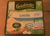 Количество сахара в Grünländer Leicht - Käsescheiben mit Joghurtkulturen