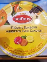 Sucre et nutriments contenus dans Kalfany