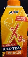 Jumlah gula yang masuk Mixery Ultimate Iced Tea Peach