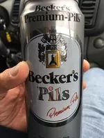 Sucre et nutriments contenus dans Becker s pils