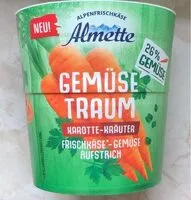 Quantité de sucre dans Gemüse Traum Karotte Kräuter Frischkäse