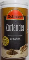 Zuckermenge drin Koriandersaat gemahlen