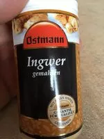 Quantité de sucre dans Ingwer gemahlen