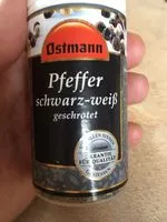 Zuckermenge drin Pfeffer Schwarz-Weiß geschroten