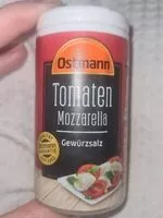 Zuckermenge drin Tomaten Mozarella Gewürzsalz