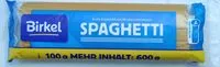 Suhkru kogus sees Spaghetti