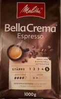 Suhkru kogus sees Kaffee Melitta Bella Crema Espresso