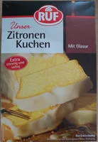 Quantité de sucre dans Zitronenkuchen, Zitrone