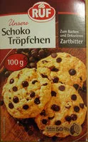 Quantité de sucre dans schoko Tröpchen