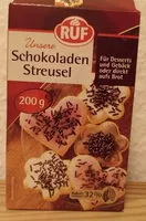 Quantité de sucre dans Schokoladenstreusel