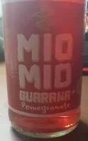 Sokerin määrä sisällä Mio Mio guarana pomegranate