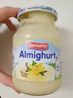 中的糖分和营养成分 Ehrmannalmigurt