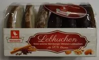 Suhkru kogus sees Lebkuchen