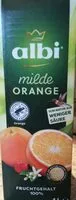 Количество сахара в Milde Orange
