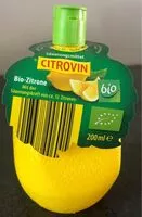 Amount of sugar in Citrovin Bio-Zitrone