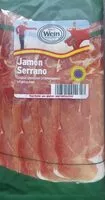 Amount of sugar in Jamón Serrano