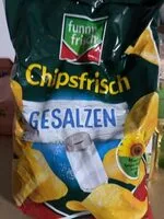 İçindeki şeker miktarı Chipsfrisch gesalzen