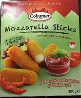 Quantité de sucre dans Mozarella Sticks