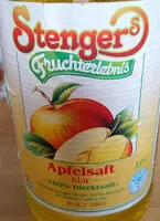 Zuckermenge drin Stenger Apfelsaft klar aus Direktsaft