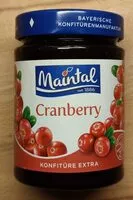 Количество сахара в Cranberry Konfitüre extra