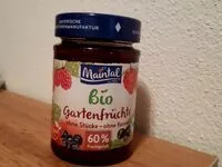 Количество сахара в Bio  Gartenfrüchte