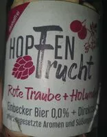 Zuckermenge drin Hopfenfrucht Rote Traube + Holunder