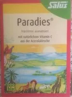 含糖量 Paradies Früchtetee aromatisiert