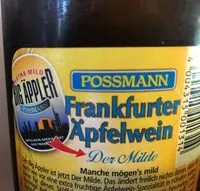Cantidad de azúcar en Frankfurter Äpfelwein
