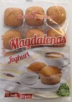 Suhkru kogus sees Magdalenas, Joghurt