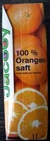 Quantité de sucre dans 100% Orangensaft Direktsaft Aus Spanien - Jacoby - 1 L