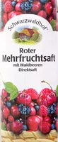Zuckermenge drin Roter mehrfruchtsat