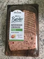 Zuckermenge drin Bayrischer Leberkäse - Pizza