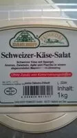 Jumlah gula yang masuk Schweizer-Käse-Salat