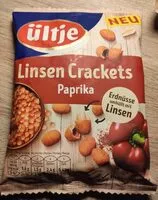 Zuckermenge drin Ültje Linsen Crackets Paprika