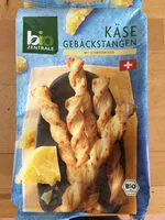 Zuckermenge drin Käse Gebäckstangen