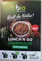 Suhkru kogus sees Lunch'n go linsensalat mediterran