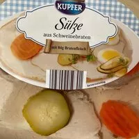 Zuckermenge drin Schweinebraten Sulz