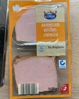 Zuckermenge drin Bayerischer Geflügel-Leberkäse