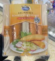 Zuckermenge drin Schinkenbockwurst