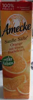 Amount of sugar in Sanfte Säfte Orange mit feinem Fruchtfleisch