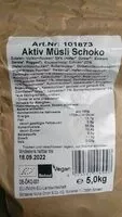 Zuckermenge drin Aktiv Müsli Schoko