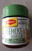Sokerin määrä sisällä Gemüse Bouillon Bio