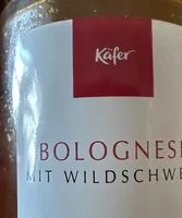 Suhkru kogus sees Bolognese mit Wildschwein